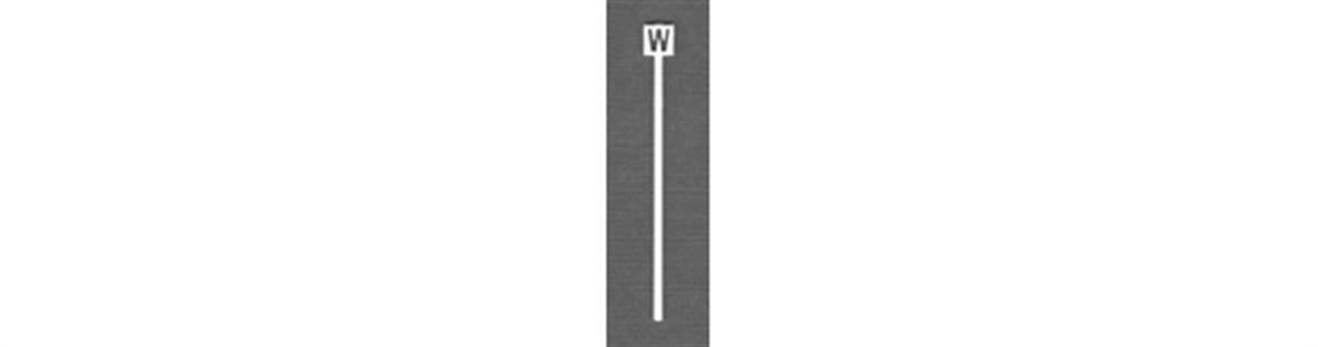 Tichy 8235 HO Scale Northern Pacific Style Whistle Post (Pack of 16)