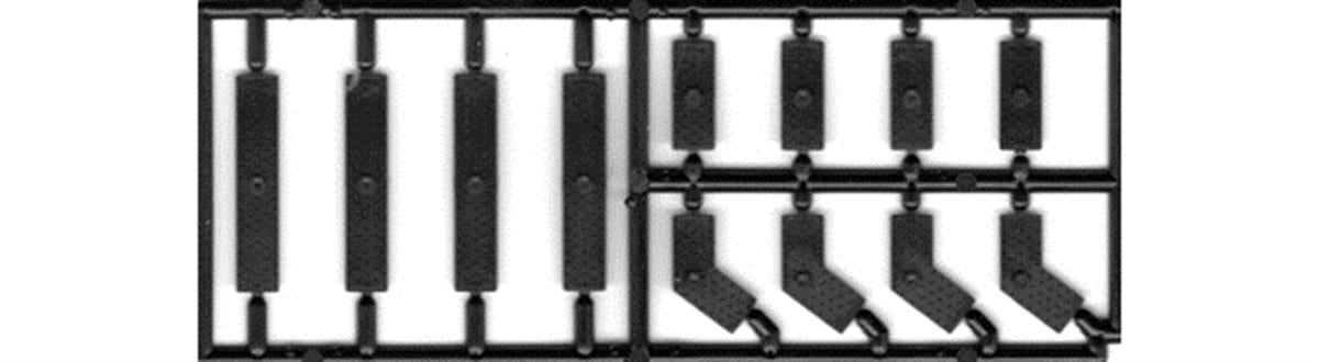 Tichy 8277 HO Truss Pin Plates (Pack of 24)