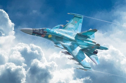 Italeri 1379 1:72 Sukhoi SU-34/SU-32 FN Fighter Military Aircraft Plane Kit