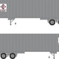 Rapido Trains 403021 HO EL 40' Fruehauf Exterior-Post Volume Van #205138
