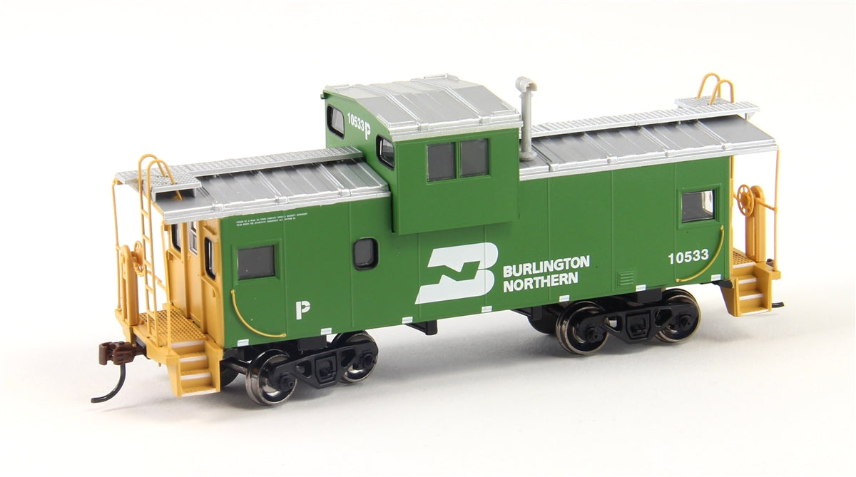 Roundhouse 87920 HO Burlington Northern Wide Vision Caboose Car #10533