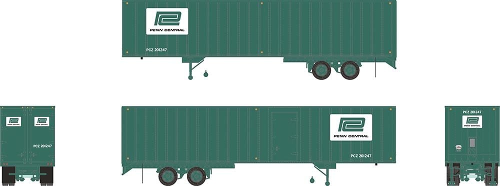 Rapido Trains 403025 HO PC 40' Fruehauf Exterior-Post Volume Van #201247