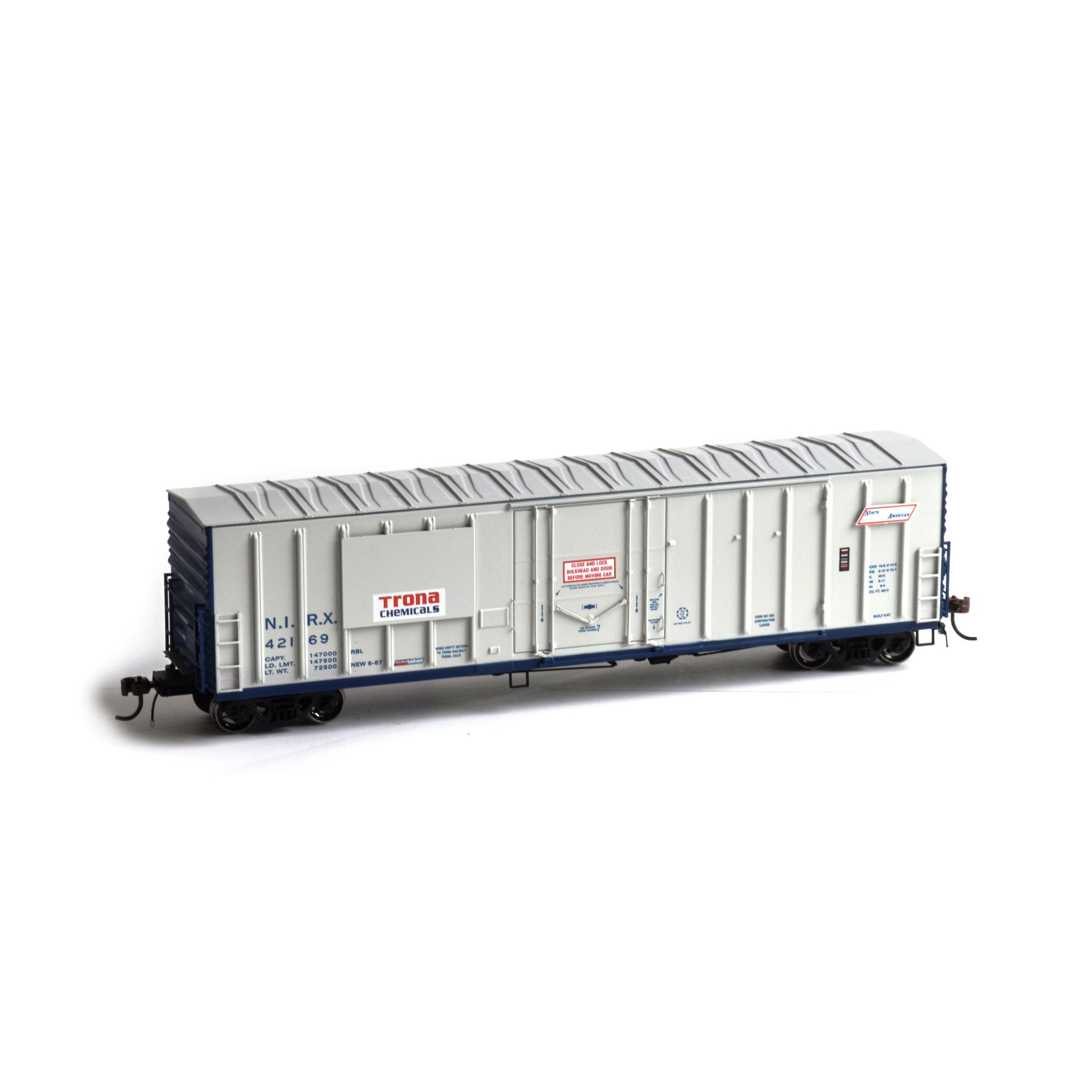 Athearn 14774 HO Trona 50' NACC Box Car #42169