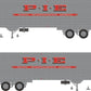 Rapido Trains 403049 HO PIE 40' Fruehauf Fluted Side Volume Van #V4472