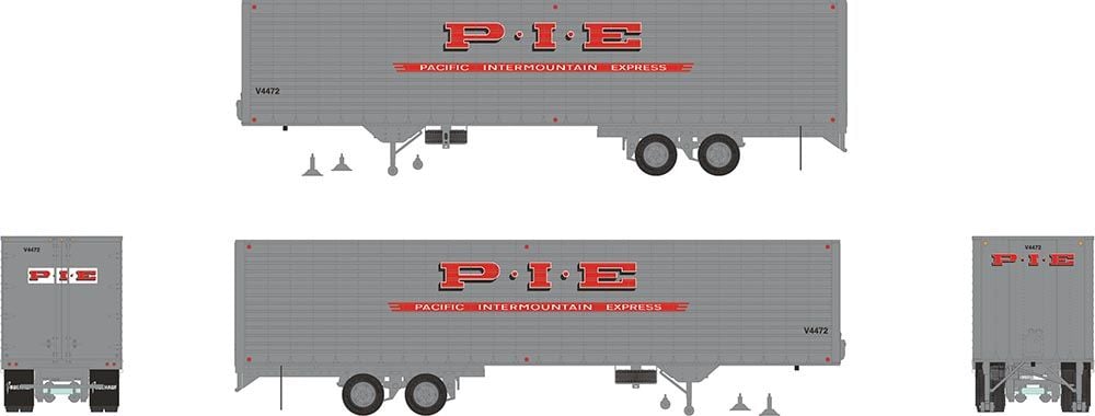 Rapido Trains 403049 HO PIE 40' Fruehauf Fluted Side Volume Van #V4472