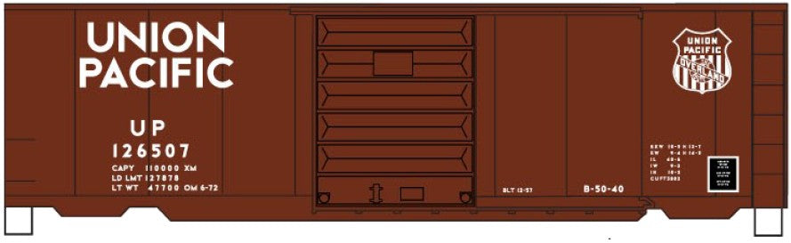 Accurail 3454 HO Union Pacific PS-1 Steel Boxcar Kit
