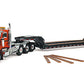 First Gear 50-3356 1:50 Peterbilt Model 367 with Tri-Axle Lowboy Trailer Orange NIB