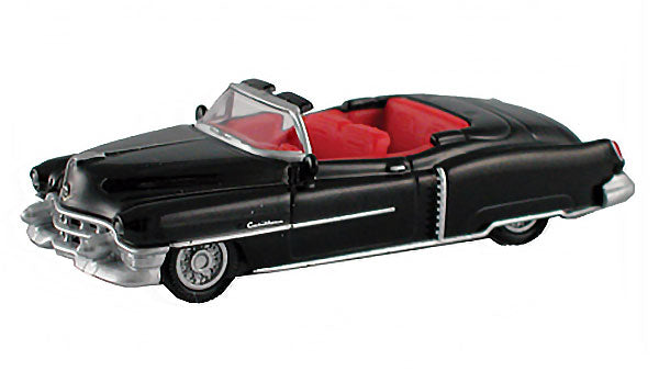 Schuco 452617603 1:87 1953 Cadillac Eldorado in Black with Red Interior Car