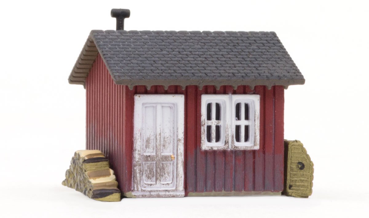 Woodland Scenics BR4947 N Built-&-Ready Work Shed Building LN/Box