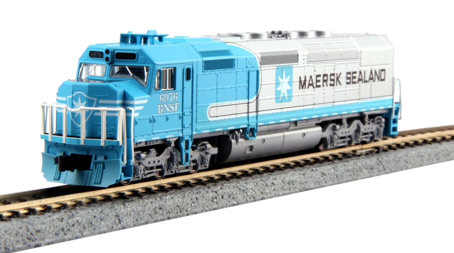 Kato 176-9241 N BNSF Maersk EMD SDP40F Type IVb Diesel Locomotive #6976 LN/Box