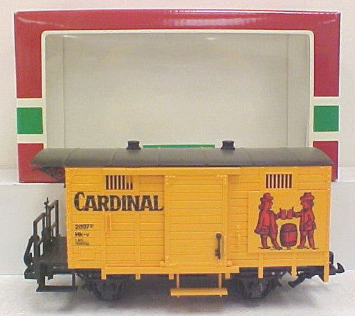 LGB 4034 G Scale Cardinal Beer Boxcar LN/Box