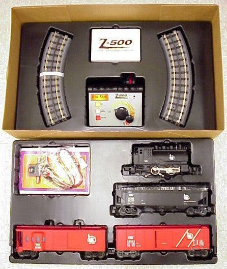 MTH 30-4035-0 Jersey Central 0-4-0 O Gauge Steam Freight Train Set w/Whistle MT/Box