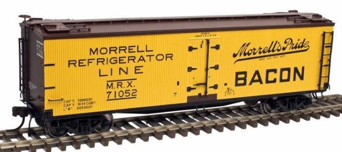 Atlas 20003810 HO Morrell Refrigerator Line 40' Wood Reefer Car #71052