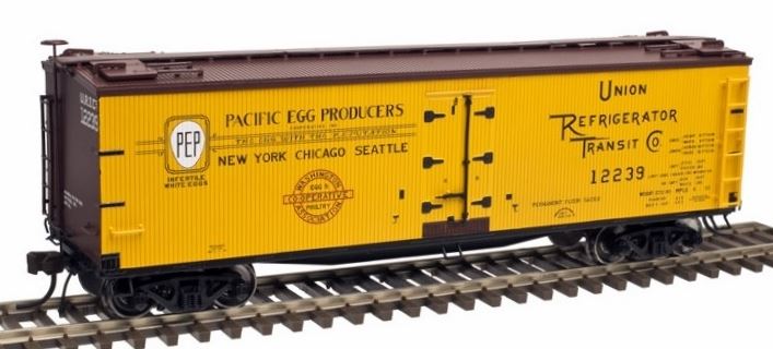Atlas 20003812 HO Pacific Cooperative URTC 40' Wood Reefer Car #12239