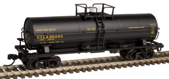 Atlas 50002638 N Union Tank Car UTLX 11,000-Gallon Tank Car with Platform #96264