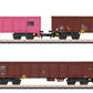 Marklin 82540 Z Scale SBB Eanos Gondola & Sugar Beet 5-Car Gondola Set