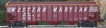 Bowser 43494 HO Western Maryland 70 Ton 14 Panel Hopper Car Kit