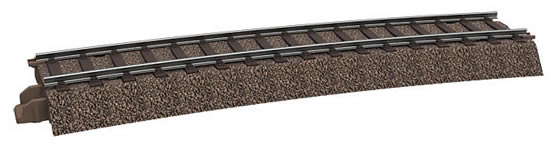 Trix 62315 HO Removable Roadbed Slopes R3 515mm 15 Degree Curve Track
