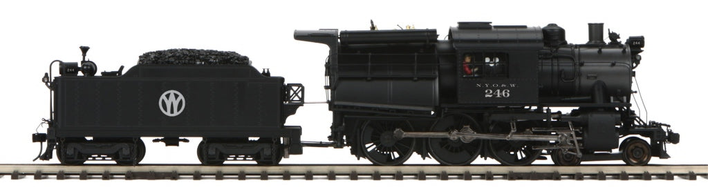 MTH 20-3662-1 O New York Ontario & Western 4-6-0 Camelback Steam w/P-S 3.0 #246
