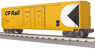 MTH 30-74853 O CP Rail RailKing 50' Double Door Plugged Boxcar