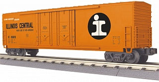 MTH 30-74852 O Illinois Central 50' Double Door Plugged Boxcar LN/Box
