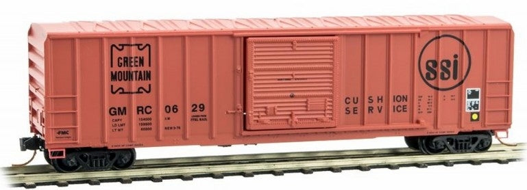 Micro-Trains 02500960 N Green Mountain 50' Single Door Rib Side Boxcar #0629