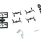 MicroTrains 00102301 N Black Long Shank True-Scale Coupler (Pack of 4)
