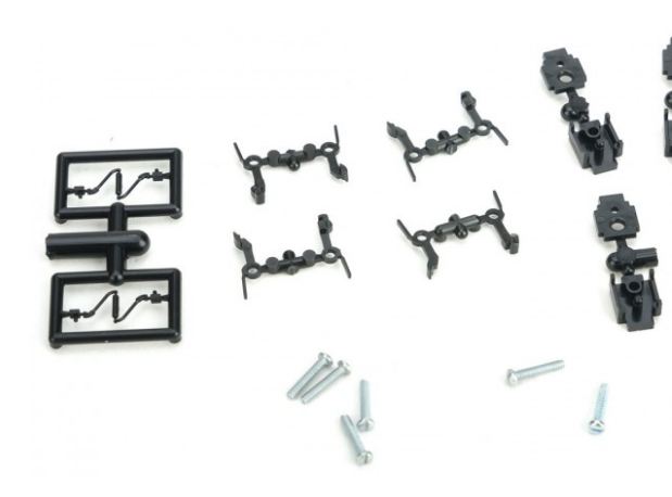 MicroTrains 00102301 N Black Long Shank True-Scale Coupler (Pack of 4)