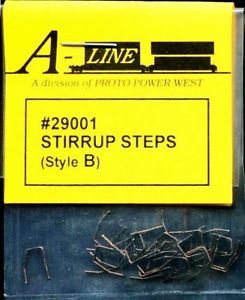 A-Line 29001 HO Freight Car Stirrup Steps Style 