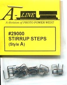 A-Line 29000 HO Freight Car Stirrup Steps Style 