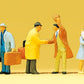 Preiser 10028 HO Scale Arriving Passengers Figures (Set of 6)