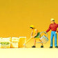 Preiser 10046 HO Gardeners Figures with Accessories (Set of 8)