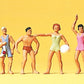 Preiser 10070 HO Recreation & Sports Standing Swimmers Figures (Set of 6)