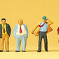 Preiser 10124 HO Standing Senior Citizens Figures (Set of 6)