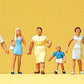 Preiser 10284 HO Family Krause Taking a Walk Figures (Set of 6)