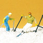 Preiser 10313 HO Scale Down-Hill Skiers Figures (Set of 6)