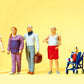 Preiser 10550 HO Pregnant Women Figures (Set of 5)