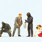 Preiser 10588 HO Robbers & Victims Figures (Set of 6)