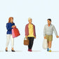 Preiser 10673 HO Shoppers with Bags Figures (Set of 5)