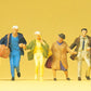 Preiser 14068 HO Travelers in a Hurry Figures (Set of 6)