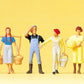 Preiser 14083 HO On the Farm Figures (Set of 6)