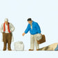 Preiser 14119 HO Men In Front of Railway Station Figures (Set of 5)