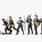 Preiser 16569 HO Unpainted Russian Marine Light Infantry Figures Kit (Set of 11)