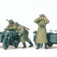Preiser 16580 HO German Reich Crew with Motorcycle Figure Kit (Set of 4)