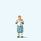 Preiser 28016 HO Man Reading the Newspaper Figure