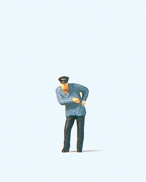 Preiser 28038 HO Model Railway Engine Driver Figure