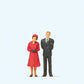Preiser 28132 HO Queen Elizabeth and Prince Philip Figures (Set of 2)