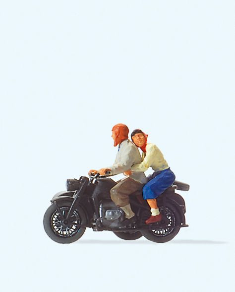Preiser 28148 HO Zundapp KS 750 Motorcycle with Riders
