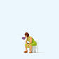 Preiser 28168 HO Sitting Girl Blowing Bubble Gum Figure