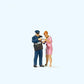 Preiser 28204 HO Postman & Lady Figures (Set of 2)